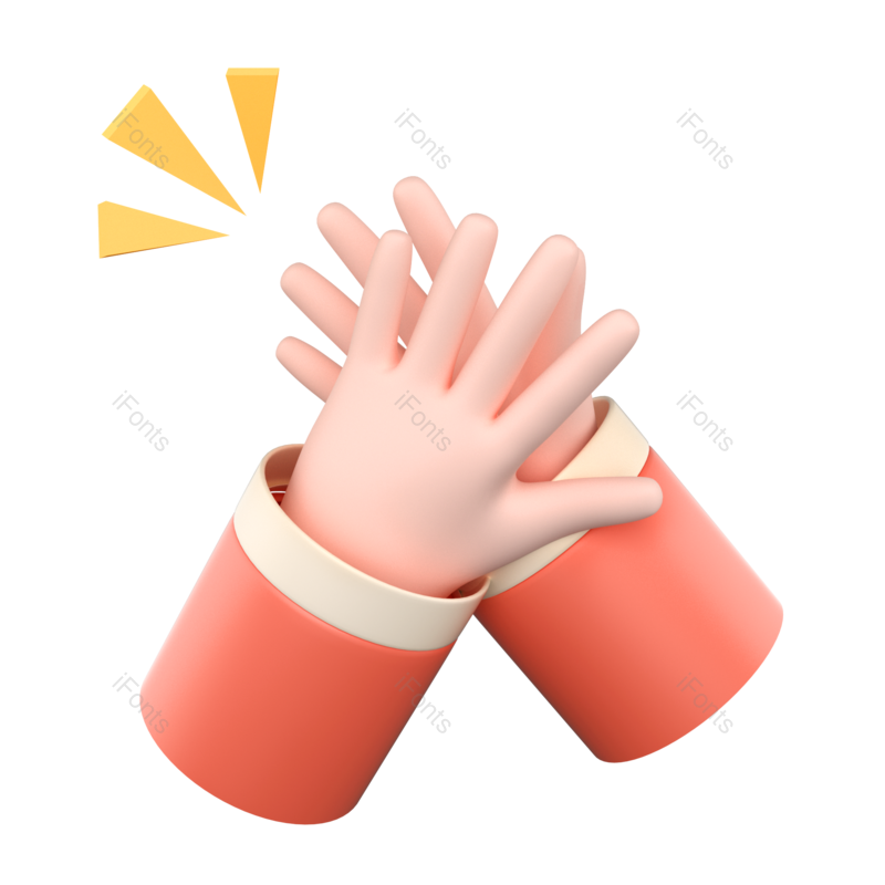 元素图片,立体元素,素材PNG,手势免抠素材